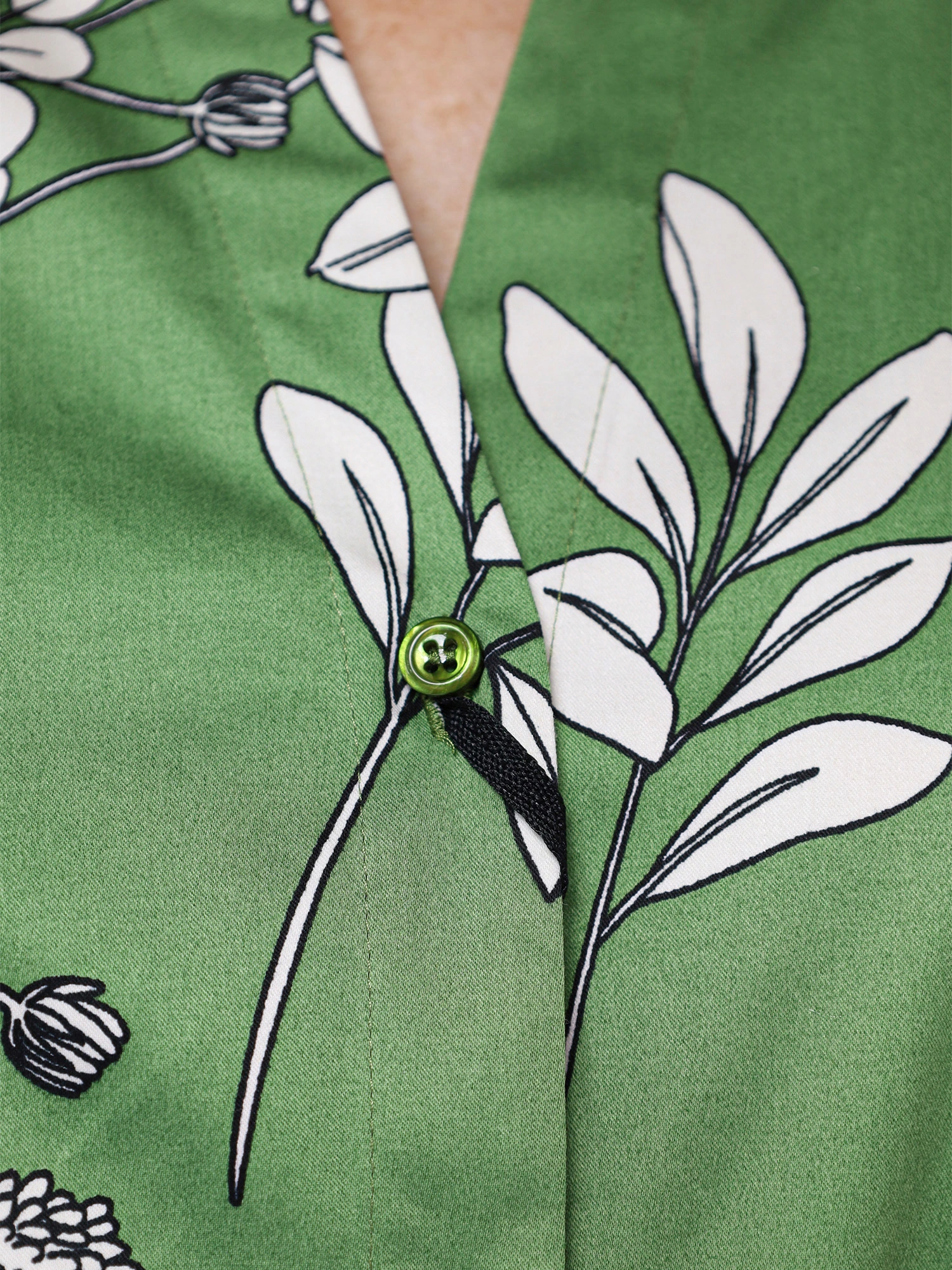 Платье из смесового хлопка с принтом